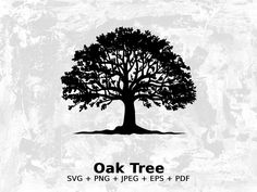 the oak tree svg and png files