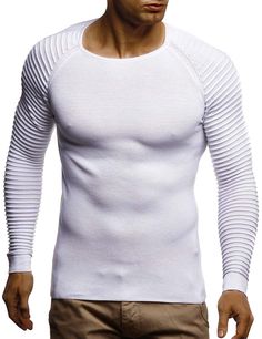 The Men's Rippled Knit Long Sleeve Pullover Sweater is a stylish choice for the chilly weather. Its knitted fabric creates a soft, comfortable fit and its ribbed neckline, hem, and cuffs give it a classic look. It provides warmth and breathability, making it perfect for any weather. Pull On closure Highest Wearing Comfort Slim Fit Size Chest Waist XXS 29 - 31 27 - 29 XS 30 - 32 28 - 30 S 34 - 36 30 - 32 M 38 - 40 32 - 33 L 42 - 44 33 - 34 XL 46 - 48 36 - 38 2XL 48 - 50 40 - 42 3XL 50 - 52 44 - 48 Leif Nelson, Ootd Streetwear, Amazon Link, Heavy Sweaters, Winter Knit Hats, Mens Fashion Urban, Long Sleeve Pullover Sweater, Mens Khakis, Fashion Top