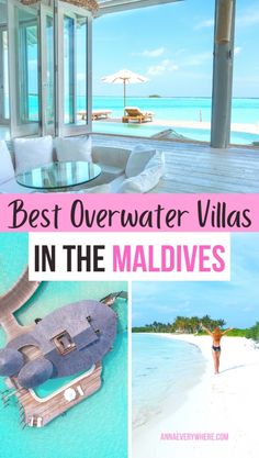 the best overwater villa in the maldives is on display at this beach resort