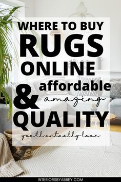 9 Beautiful Area Rugs You Can Purchase Online - Interiors by Abbey Affordable Apartment Decor, Apartment Decorating On A Budget, Apartment Decorating, Cool Apartments, Space Saving Furniture, Decorating Small Spaces, Dream Spaces, Decorating Tips