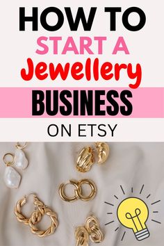 How To Start a Jewellery Business On Etsy (Full Guide) Earring Display Diy, Diy Subscription Box, Tshirt Printing Business, Reselling Business, Etsy Tips, Sell Jewelry, Jewelry Making Business, Jewellery Business