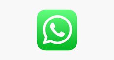 the whatsapp logo on a white background