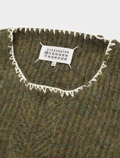 Mohair Sweater, Martin Margiela, Knitwear Design, Knitting Inspiration, Upcycle Clothes, Apparel Design, Knitting Designs, Fashion Details, Knitting Projects