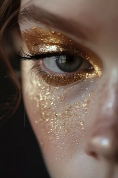 Wedding Day Eyeshadow Ideas! - Mom and Newborn Leaf Eyeshadow, Golden Eyeshadow Looks, Golden Photoshoot, Apply Mascara Perfectly, Make Up Yeux, Eye Project, Golden Eye Makeup, Golden Makeup, Goddess Makeup