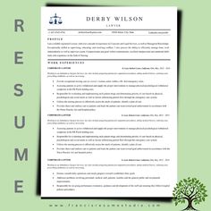 a professional resume template for an office worker, it's designed to look like a legal