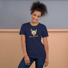 Show off your quirky side with our She's Spaded Sunset Chihuahua Unisex t-shirt! With a retro vibe and humorous design, this shirt is a fun way to raise awareness for spaying pets and controlling the population. Perfect for any animal lover.This t-shirt is everything you've dreamed of and more. It feels soft and lightw Retro Football Shirts, Coin Design, One Coin, Retro Football, Game Day Shirts, Fall Shirts, Football Shirts, Mom Shirts, Unisex T Shirt