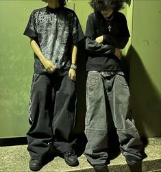 Jinkos Jeans, 2000s Rock Aesthetic, Y2k Outfits Men, How To Have Style, Estilo Cholo, Baggy Clothes, Fire Fits