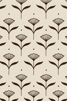 Motif floral pour une photographe de mariage Garden Pattern Design, Modern Print Design, Vine Illustration Design, Flower Icon Logo, Neutral Illustration, Feminine Pattern, Art Deco Tattoo, Art Deco Motifs, Art Deco Motif