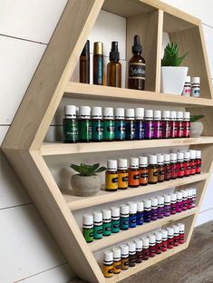 Hexagon Storage, Mum Flowers, Oil Shelf, Reiki Room, Garden Mum, Essential Oil Shelf