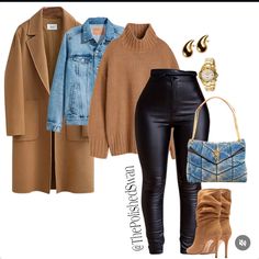 Bad And Boujee Outfits, Fall Fashion Sweaters, New Look Fashion, Blue Jean Outfits, Fiesta Outfit, Winter Fashion Outfits Casual, Causal Outfits, Trendy Fashion Outfits, Cute Jackets