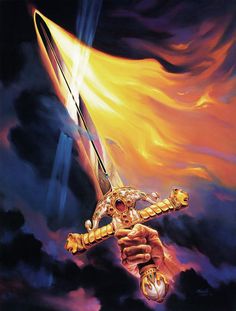 Sword Of The Spirit Poster by Jeff Haynie.  All posters are professionally printed, packaged, and shipped within 3 - 4 business days. Choose from multiple sizes and hundreds of frame and mat options. Spiritual Warfare Prayers, Bible Quotes Images, Bible Pictures, Prophetic Art, Christian Pictures, Jesus Is Coming, Spirited Art, Biblical Art, Jesus Christus