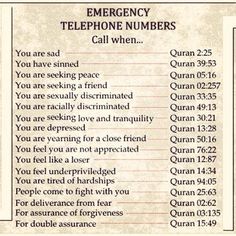 an old poster with the words emergency and telephone numbers