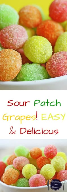 sour patch grapes and delicious gummy bears are the perfect treat for any party or occasion