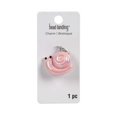 Buy the 3D Pastel Snail Charm by Bead Landing™ at Michaels. Create an adorable necklace or bracelet with this 3D pastel snail charm from Bead Landing. For a quick outfit embellishment just slide the charm onto a simple chain or ribbon and style as desired. Create an adorable necklace or bracelet with this 3D pastel snail charm from Bead Landing. For a quick outfit embellishment just slide the charm onto a simple chain or ribbon and style as desired. Details: Pastel pink 32mm x 28mm x 14mm Lobste Quick Outfits, Pastel Pink, Diy Projects To Try, Charm Jewelry, Embellishments, Ribbon, Fashion Accessories, Pastel, Projects To Try