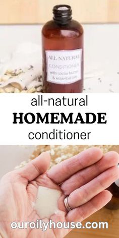 A natural conditioner recipe for nourishing hair. Diy Natural Conditioner, Natural Shampoo Recipes, Hair Conditioner Recipe, Herbal Hair Rinse, Body Wash Recipe, Homemade Conditioner, Diy Conditioner, Herbs For Hair Growth