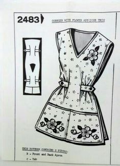 the pattern for this dress is very easy to sew