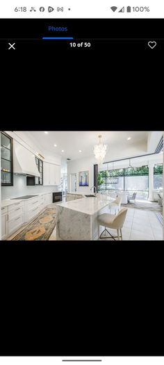 the kitchen is clean and ready to be used for cooking or dining room furniture, as well as other appliances