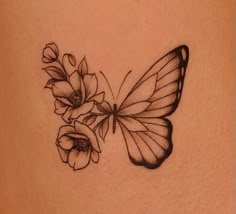 butterfly tattoo Karma Tattoo, Rib Tattoos For Women, Special Tattoos, 3 Tattoo, Eagle Tattoo, Real Tattoo, Rib Tattoo