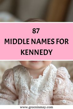 There are many middle names that go well with Kennedy. From classic names like Charlotte and Emma to unique names like Zara and Adeline, you will find a variety of options to choose from. Cool Middle Names, Classic Names, Unique Names