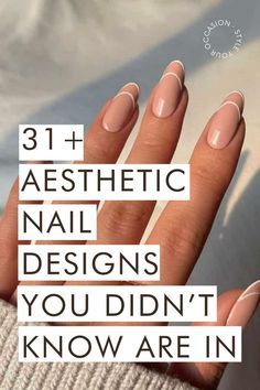 Chic Manicure, Stunning Aesthetic, Chic Nail Art, October Nails, Aesthetic Nails, Modern Nails, Work Nails, Almond Nails Designs, Almond Nail