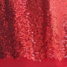 "Red Sequin Fabric, Glitz Full Sequins on Mesh Fabric, Red Sequins Fabric for Party, Red Sequin Dress, Red Sequin Christmas Decor by the Yard Sequin fabric is one of the most popular trendy choice. Perfect Party dress fabric for any occasion Great for making Photo Backdrop, Curtain, Cushion, Table Decoration, and even dress 1 Yard with approx. 50-52\" manufacturing width. Note: Multiple yardages will come in one piece. The color in the picture might be different from the actual color. If you are Red Glitter Dress For Party Season, Red Glitter Holiday Dress, Holiday Red Glitter Dress, Red Sequin Fabric For Holiday Parties, Glamorous Red Sequin Fabric For Party, Red Glamorous Sequin Fabric For Night Out, Red Embroidered Sequin Fabric For Party, Christmas Party Sequin Glitter Fabric, Christmas Party Sequin Fabric With Glitter