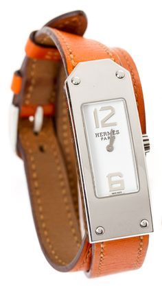 Hermes Watch, Hermes Orange, Hermes Jewelry, Cartier Watch, Stylish Watches, Luxury Clothing, Wrap Watch, Bags Accessories