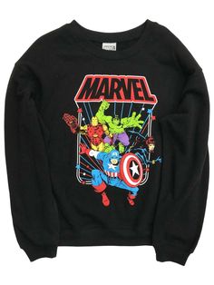 Marvel Junior Womens Black Superhero Hulk Iron Man Sweatshirt Top You will really show your Marvel pride in this cozy black superhero sweatshirt! Junior Women's Sizes 60% Cotton/ 40% Polyester Made in China Payment We accept PayPal as our payment method. Immediate payment is required. If you have any questions about payment, please feel free to contact our customer support team. Return Policy We have a no hassle return policy If you are unhappy with your purchase, please contact us within 14 day Marvel Pride, Hulk Avengers, Marvel Sweatshirt, Black Pullover Sweater, Black Pullover, Men Sweatshirt, Support Team, Marvel Avengers, Hulk