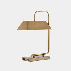 Emeris Brass Table Lamp -  – Shoppe Amber Interiors Train Lamp, Office And Guest Room, Little Desk, Amber Interiors Design, Shoppe Amber Interiors, Brass Table Lamp, Gold Lamp, Gold Table Lamp, Amber Interiors