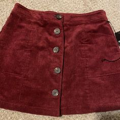 Nwt- Forever 21 Mini Skirt That’s Perfect For This Season. Pair With Bootie Boots Or Flats. Size: L Color: Wine Condition: New Forever 21, Bootie Boots, Womens Skirt, Mini Skirts, Boots, Women Shopping, Color