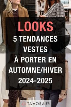 Quelles vestes adopter pour être stylée dans la mode automne hiver 2024-2025 ? Découvrez 5 tendances vestes incontournables de la saison et les meilleurs looks automne 2024 femme pour booster votre garde-robe d'hiver tout en restant à la pointe de la tendance ! #lookautomne #outfitautomne #tenuetendance #veste #vestedaim #vestecarreaux #tenuehiver #modefemme #ah24 #ah25 #fashiontrends #fw24 #fw25