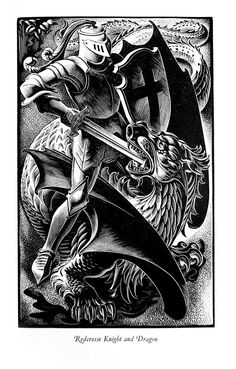 English Knight Tattoo, Four Horsemen Tattoo Design, Medieval Knight Tattoo, Knight On Horse Tattoo, Saint George And The Dragon Tattoo, John Austen, English Knights, Knight Tattoo