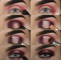 Applying Eyeshadow, Makeup Tip, Makeup List, How To Apply Eyeshadow