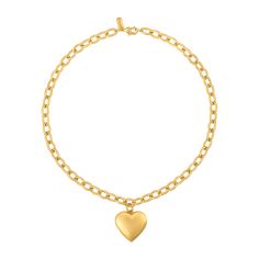 Heart of Gold Necklace Gold-tone Heart-shaped Necklace With Gold Chain, Gold-tone Heart Shaped Necklace With Gold Chain, Gold-tone Heart Necklace With Gold Chain, Heart Shaped Brass Necklaces, Gold Heart-shaped Brass Necklace, Vintage Gold Heart Chain Necklace, Vintage Gold Chain Necklace With Heart Charm, Gold Heart Charm Necklace In Brass, Gold Brass Necklace With Heart Charm