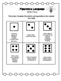 a printable worksheet to teach children how to play with dices and numbers