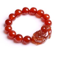 Red Agate Lucky PIXIU Bracelet - Moon Dance Charms Pixiu Chinese, Wealth Bracelet, Pixiu Bracelet, Buddhism Quote, Chinese Mythology, Clear Mind, Protection Bracelet, Jade Bracelet, Red Agate