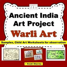 ancient india art project wari art samples, child art worksheets for observation