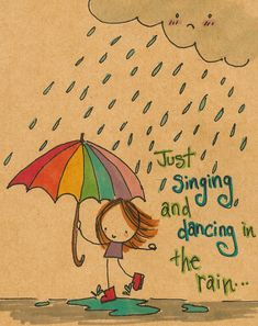 Rain Falling, Rain Quotes, Round Robin, Rainbow Rain, Umbrella Art, Going To Rain