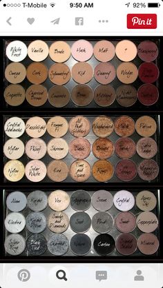 Mac Eyeshadow Swatches, Makeup Names, Mac Makeup Looks, Mac Eyeshadow Palette, Mac Cosmetics Eyeshadow, Mac Eyeshadow, Mac Makeup, Makeup Geek, Makati