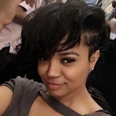 Love this cut on @kylapratt by @hairhunt ✂️ Classic✨ . . . . #shorthairstyles #bobcut #boblife #haircut #haircare #shorthairstyles #healthyhair #shorthairdontcare #realhair #noweave #pixie #slayed Kyla Pratt, Short Weave Hairstyles, Makeup Tip, Short Sassy Hair, Pelo Afro, Shoulder Hair, Sassy Hair, Dope Hairstyles, Girl Short Hair