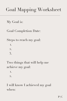 Goal Mapping, Goals Template, Get My Life Together, Journal Writing Prompts, Positive Self Affirmations, Mental And Emotional Health, Self Care Activities, What’s Going On