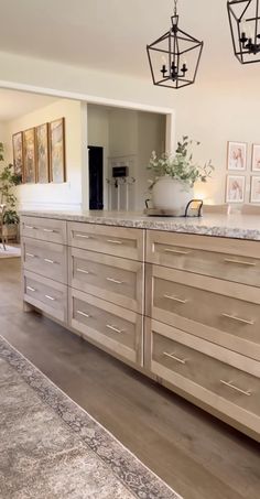 the kitchen is clean and ready for us to use in its new owner's home