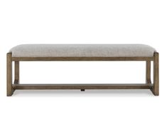 The Ashley Cabalynn Dining Bench sits comfortably at the intersection of modern lodge and farmhouse aesthetics. Your warm and welcoming disposition is reflected in its charming architectural elements and neutral textural fabric. Even with its poise, the bench remains practical with its durable wood base. Its beige cushioned seat invites you to linger longer at the table, defining your dining room with reliable function and style. Upholstered Dining Bench, Modern Lodge, Upholstery Foam, Extension Table, Furniture Market, Dining Benches, Kids Bedroom Sets, Dining Room Bench, At The Table