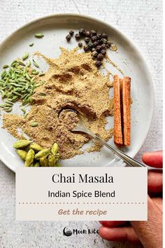 Chai masala powder is an Indian tea spice mix made with a combination of warm spices like black peppercorn, cardamom, cinnamon, and fennel. This spice mix can be used to make masala chai or chai spiced desserts. Tea Masala Powder Recipe, Best Chai Recipe, Chai Recipe Indian, Chai Spice Mix Recipe, Spiced Desserts, Homemade Chai Recipe, Autumn Drinks, Chai Spice Mix