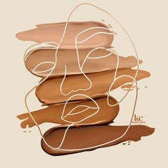 Different Skin Tones Aesthetic, Skin Color Aesthetic, Skin Tone Aesthetic, Skin Tone Art, New Collections Poster, Drawing One Line, Nude Color Palette, Skin Logo, Instagram Boutiques