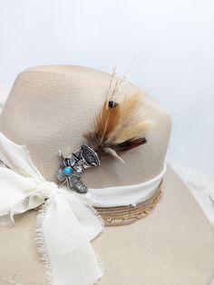 Custom Feather hat Pins!  Update your favorite western hat. Pin to shirt, jacket, purse, scarf, beanie, fedora or Bandana! Stick on your boots! Use as a lapel pin. looking for a unique Boutonniere? Or Lapel Pin. Add a pin almost anywhere!  Can be stuck anywhere. The possibilities are endless!  Choose from Turquoise stone boot or round concho pin ! Stick Pins:  All stick pins come with a safety stopper on the end to cover the sharp tip, hold in place and keep from sliding out of place. Hat Not in Hat Pins Vintage, Unique Boutonniere, Boutonniere Pins, Luxury Hats, Western Hat, Purse Scarf, Feather Hat, Bride Accessories, Western Hats