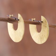 By Peruvian artisan Jocelyn Schreiber these hoop earrings are sure to stun your friends and family. Handcrafted from sterling silver each modern earring features a flat disc-like shape bathed in 18k gold and given a brushed-satin finish that captures the light. This accessory adorns the ears on oxidized saddleback clasps. Peruvian Jewelry, Round Dangle Earrings, Earrings Golden, Accessories Style, Sterling Silver Drop Earrings, Sterling Silver Hoop Earrings, Modern Earrings, Silver Drop Earrings, Sterling Silver Hoops