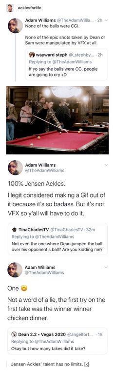 two screenshots of the same person playing pool, one with an image of them on