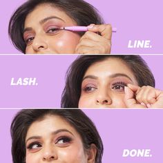 EASY AS 1-2 DONE! Take the hassle out of false lash application with our easy to use Quick Lash 2 in 1 Eyeliner & Lash Adhesive. It gets the job done in less time without the mess. Who is ready to sign up? #thequickflick #makeupturorial #makeupgoals #makeupidea #makeupinspiration Lash Application, Self Tan, Lash Adhesive, Winged Liner, Eyeliner Looks, Faux Mink Lashes, Waterproof Eyeliner, Winged Eyeliner