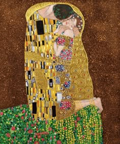 the kiss by klimt painting on canvas