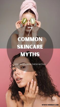 Makeup Myths, Skincare Tips Beauty Secrets, Skin Care Myths, Myths Vs Facts, Skincare Myths, Face Mist Spray, Skincare Mistakes, Myths And Facts, Tips For Oily Skin